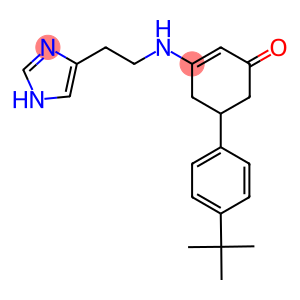 3-(2-(1H-IMIDAZOL-4-YL)ETHYLAMINO)-5-(4-TERT-BUTYLPHENYL)CYCLOHEX-2-ENONE