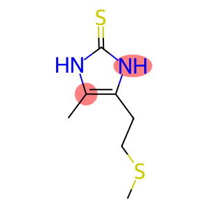 2H-IMIDAZOLE-2-THIONE, 1,3-DIHYDRO-4-METHYL-5-[2-(METHYLTHIO)ETHYL]-