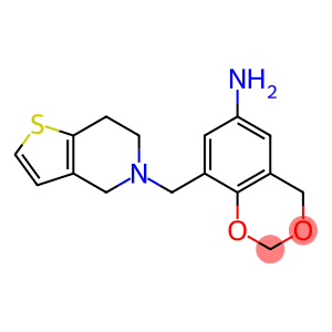 8-{4H,5H,6H,7H-thieno[3,2-c]pyridin-5-ylmethyl}-2,4-dihydro-1,3-benzodioxin-6-amine