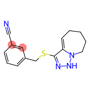 3-({5H,6H,7H,8H,9H-[1,2,4]triazolo[3,4-a]azepin-3-ylsulfanyl}methyl)benzonitrile