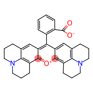 2-(1H,2H,3H,5H,6H,7H,11H,12H,13H,15H,16H,17H-pyrido[3,2,1-ij]quinolizino[1',9':6,7,8]chromeno[2,3-f]quinolin-18-ium-9-yl)benzoate