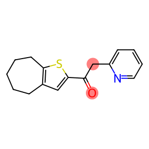 1-{4H,5H,6H,7H,8H-cyclohepta[b]thiophen-2-yl}-2-(pyridin-2-yl)ethan-1-one