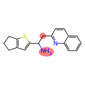 1-{4H,5H,6H-cyclopenta[b]thiophen-2-yl}-2-(quinolin-2-yl)ethan-1-amine