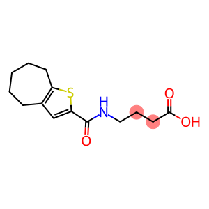 4-{4H,5H,6H,7H,8H-cyclohepta[b]thiophen-2-ylformamido}butanoic acid