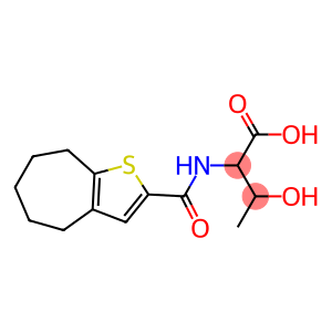 2-{4H,5H,6H,7H,8H-cyclohepta[b]thiophen-2-ylformamido}-3-hydroxybutanoic acid