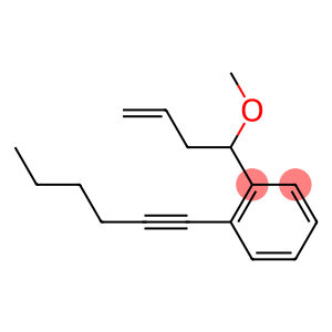 1-HEX-1-YNYL-2-(1-METHOXY-BUT-3-ENYL)-BENZENE