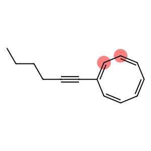 1-(1-Hexynyl)cycloocta-1,3,5,7-tetrene