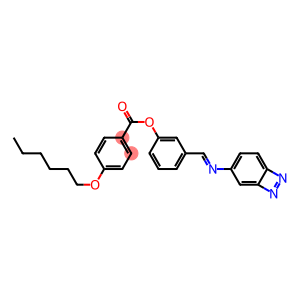 4-(Hexyloxy)benzoic acid 3-[(azobenzen-4-yl)iminomethyl]phenyl ester