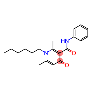 1-Hexyl-1,4-dihydro-2,6-dimethyl-N-phenyl-4-oxopyridine-3-carboxamide