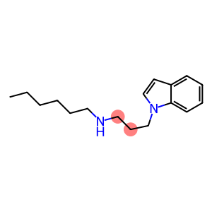 hexyl[3-(1H-indol-1-yl)propyl]amine