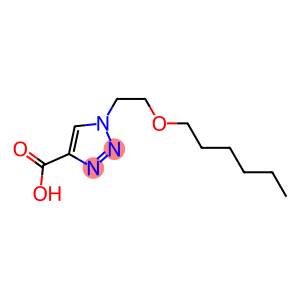 1-[2-(hexyloxy)ethyl]-1H-1,2,3-triazole-4-carboxylic acid