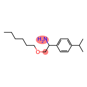 2-(hexyloxy)-1-[4-(propan-2-yl)phenyl]ethan-1-amine