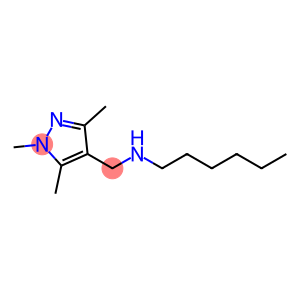 hexyl[(1,3,5-trimethyl-1H-pyrazol-4-yl)methyl]amine