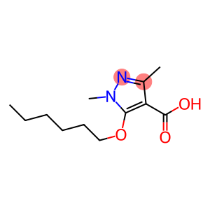 5-(hexyloxy)-1,3-dimethyl-1H-pyrazole-4-carboxylic acid