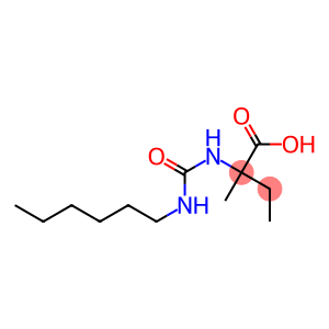 2-[(hexylcarbamoyl)amino]-2-methylbutanoic acid