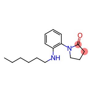 1-[2-(hexylamino)phenyl]pyrrolidin-2-one