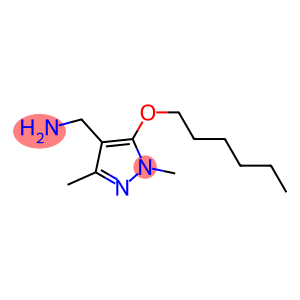 [5-(hexyloxy)-1,3-dimethyl-1H-pyrazol-4-yl]methanamine