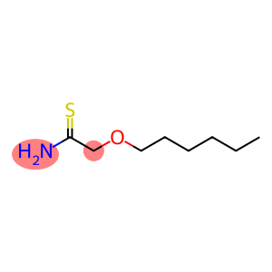 2-(hexyloxy)ethanethioamide