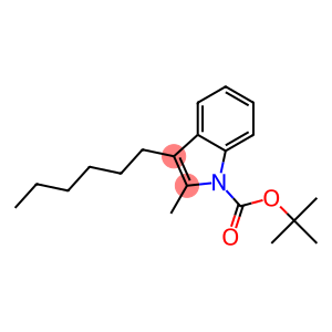 3-HEXYL-2-METHYL-INDOLE-1-CARBOXYLIC ACID TERT-BUTYL ESTER