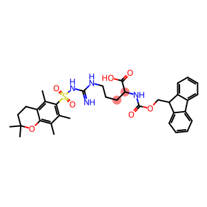 2-{[(9H-fluoren-9-ylmethoxy)carbonyl]amino}-5-[(imino{[(2,2,5,7,8-pentamethyl-3,4-dihydro-2H-chromen-6-yl)sulfonyl]amino}methyl)amino]pentanoic acid