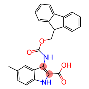 3-{[(9H-fluoren-9-ylmethoxy)carbonyl]amino}-5-methyl-1H-indole-2-carboxylic acid