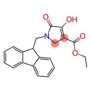 1-[(9H-Fluoren-9-yl)methyl]-2,5-dihydro-4-hydroxy-5-oxo-1H-pyrrole-3-carboxylic acid ethyl ester