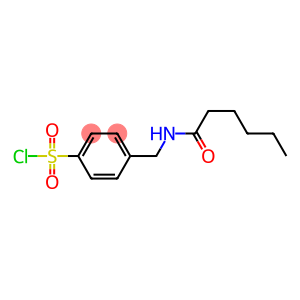 4-(hexanamidomethyl)benzene-1-sulfonyl chloride