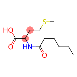 2-hexanamido-4-(methylsulfanyl)butanoic acid