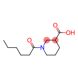 1-hexanoylpiperidine-3-carboxylic acid