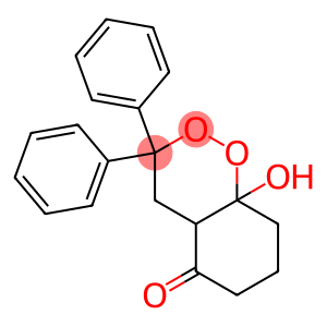 Hexahydro-3,3-diphenyl-8a-hydroxy-1,2-benzodioxin-5(4aH)-one