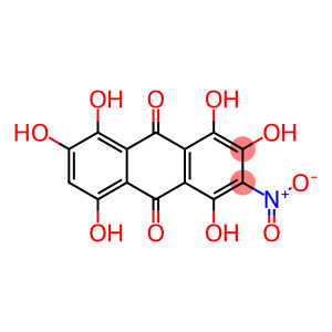 1,2,4,5,7,8-Hexahydroxy-3-nitro-9,10-anthraquinone