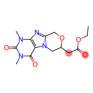 [(1,2,3,4,6,7-Hexahydro-1,3-dimethyl-2,4-dioxo-9H-[1,4]oxazino[3,4-f]purin)-7-yl]acetic acid ethyl ester