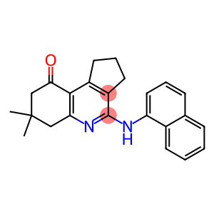 1,2,3,6,7,8-Hexahydro-4-(1-naphtylamino)-7,7-dimethyl-9H-cyclopenta[c]quinolin-9-one