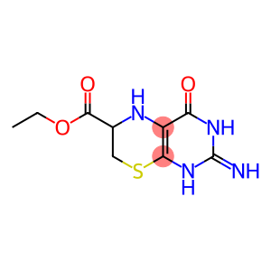 1,2,3,4,6,7-Hexahydro-2-imino-4-oxo-5H-pyrimido[4,5-b][1,4]thiazine-6-carboxylic acid ethyl ester