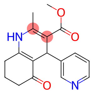 1,4,5,6,7,8-Hexahydro-2-methyl-4-(3-pyridinyl)-5-oxoquinoline-3-carboxylic acid methyl ester