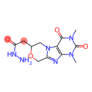 [(1,2,3,4,6,7-Hexahydro-1,3-dimethyl-2,4-dioxo-9H-[1,4]oxazino[3,4-f]purin)-7-yl]acetic acid hydrazide