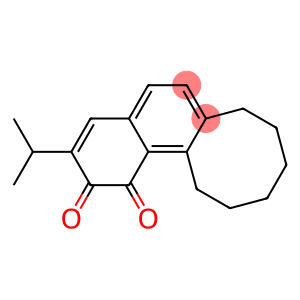 7,8,9,10,11,12-Hexahydro-3-isopropylcycloocta[a]naphthalene-1,2-dione