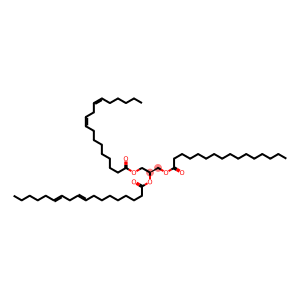 1-hexadecanoyl-2,3-di-(9Z,12Z-octadecadienoyl)-sn-glycerol