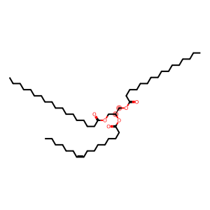 1-hexadecanoyl-2-(9Z-hexadecenoyl)-3-octadecanoyl-sn-glycerol