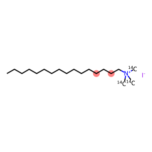 HEXADECYLTRIMETHYL AMMONIUM IODIDE, [METHYL 14C]