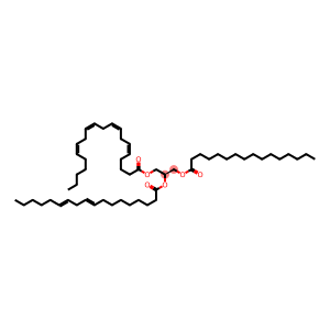 1-hexadecanoyl-2-(9Z,12Z-octadecadienoyl)-3-(5Z,8Z,11Z,14Z-eicosatetraenoyl)-sn-glycerol