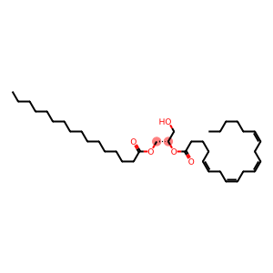 1-hexadecanoyl-2-(5Z,8Z,11Z,14Z-eicosatetraenoyl)-sn-glycerol