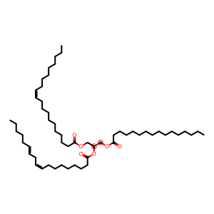 1-hexadecanoyl-2-(9Z,12Z-octadecadienoyl)-3-(11Z-eicosenoyl)-sn-glycerol