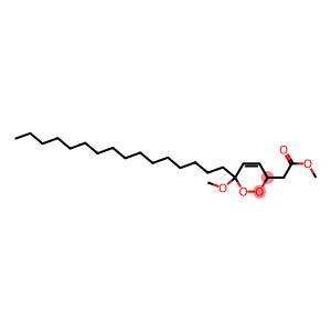 6-Hexadecyl-3,6-dihydro-6-methoxy-1,2-dioxin-3-acetic acid methyl ester