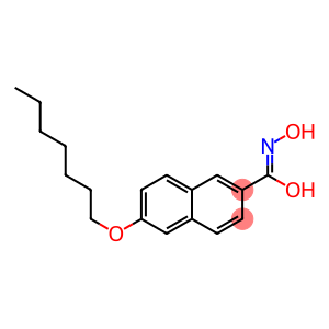 6-Heptyloxynaphthalene-2-carbohydroximic acid