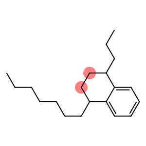 1-Heptyl-4-propyl-1,2,3,4-tetrahydronaphthalene