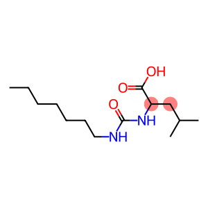 2-[(heptylcarbamoyl)amino]-4-methylpentanoic acid