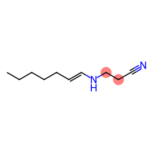 3-(1-Heptenylamino)propionitrile