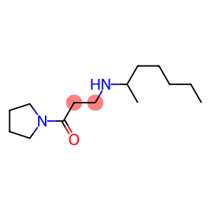 3-(heptan-2-ylamino)-1-(pyrrolidin-1-yl)propan-1-one