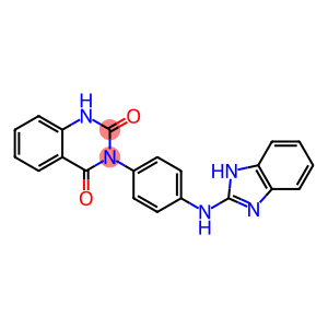 3-[4-[(1H-Benzimidazol-2-yl)amino]phenyl]quinazoline-2,4(1H,3H)-dione